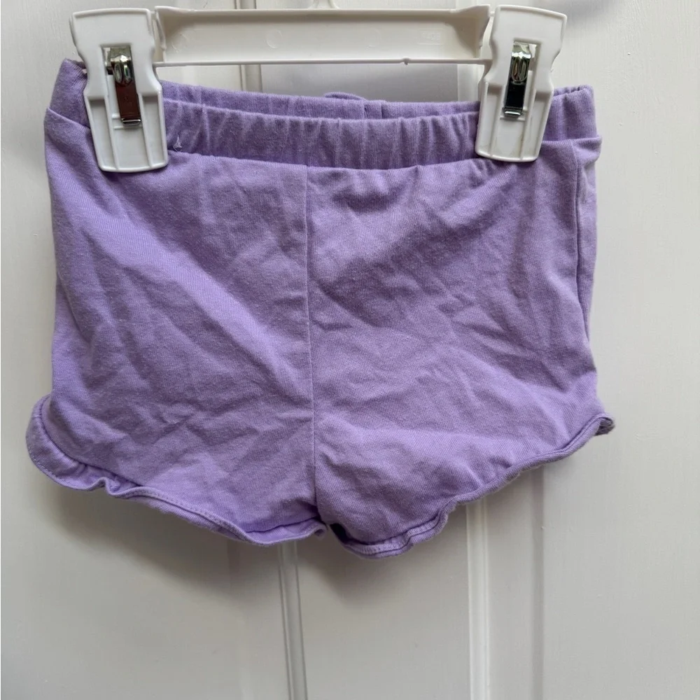 The Children's Place 18-24M Girls Lavender Ruffle Shorts